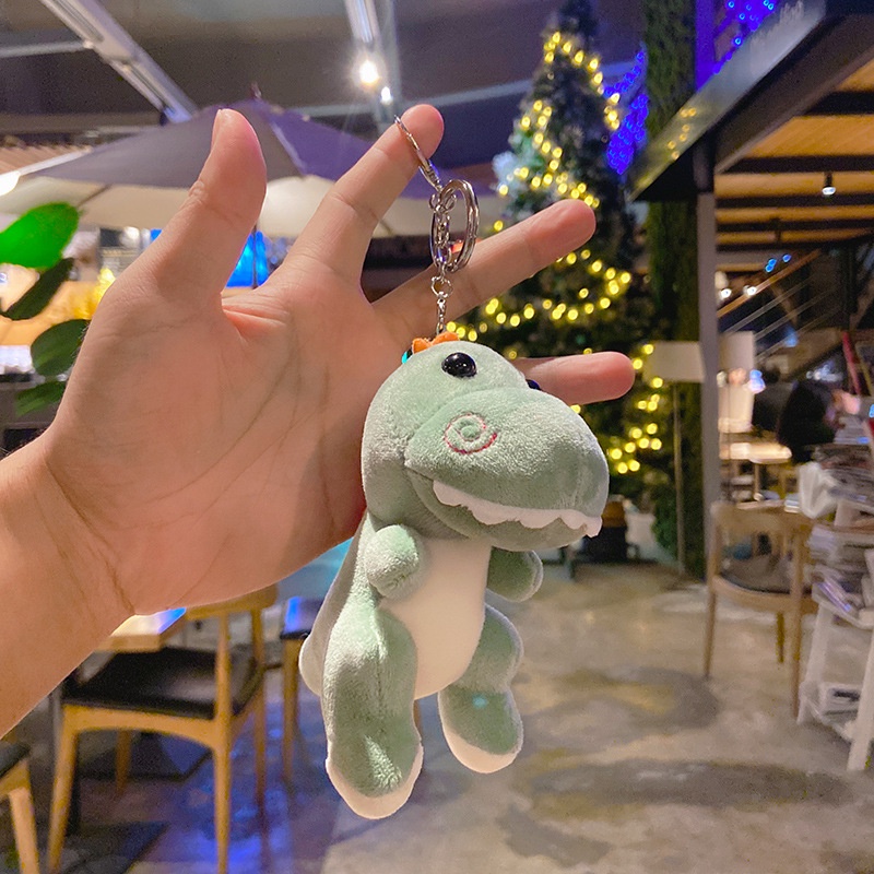 Móc Khóa Khủng Long Nhồi Bông Dễ Thương