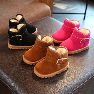 boots boot bốt lông cực ấm kiểu dáng Hàn Quốc cho trẻ em bé trai bé gái