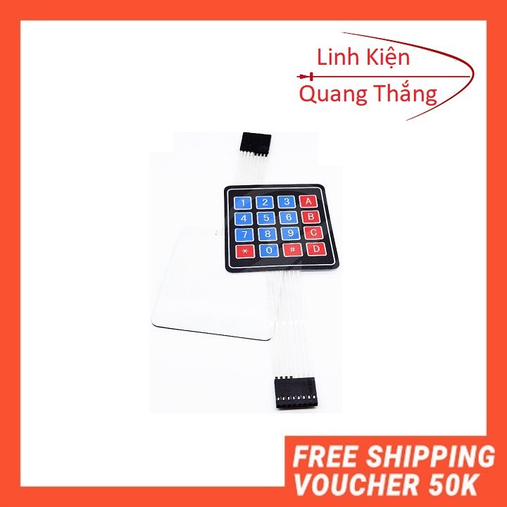 Bàn Phím Ma Trận Mềm 4x4 Keypad