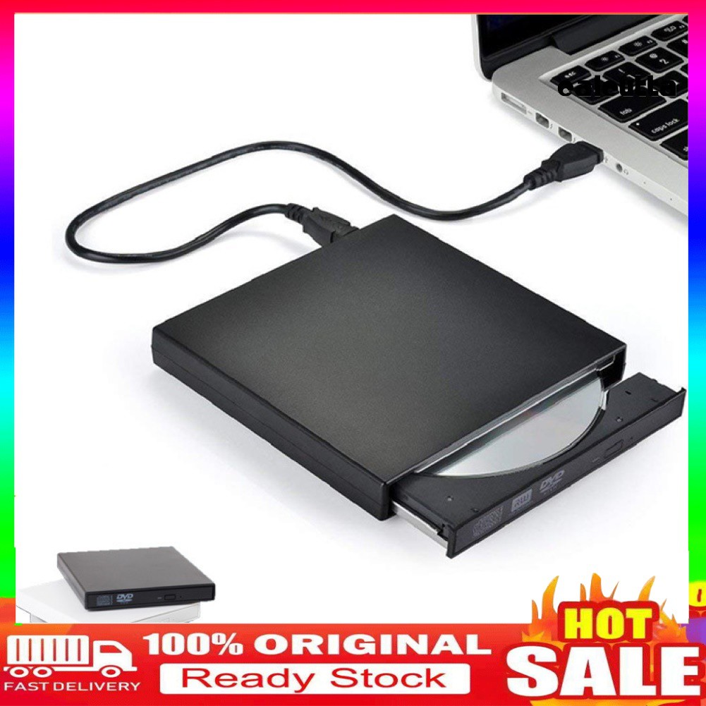 Đầu Đọc Đĩa Dvd Vcd Mở Rộng Usb 2.0 Cho Laptop