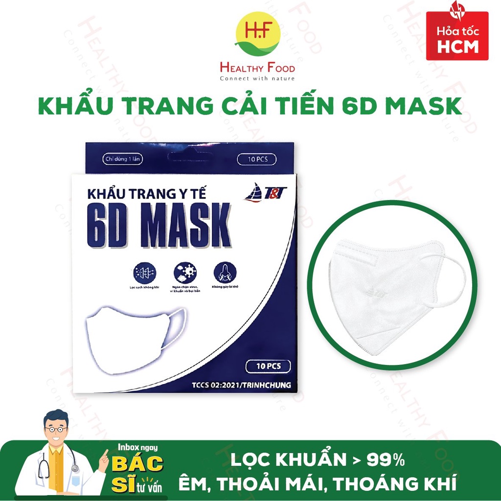 [HÀNG XUẤT KHẨU] Khẩu trang y tế 3D/4D Người lớn (Gói 5 cái/ Hộp 10 Cái/ Hộp 50 cái)