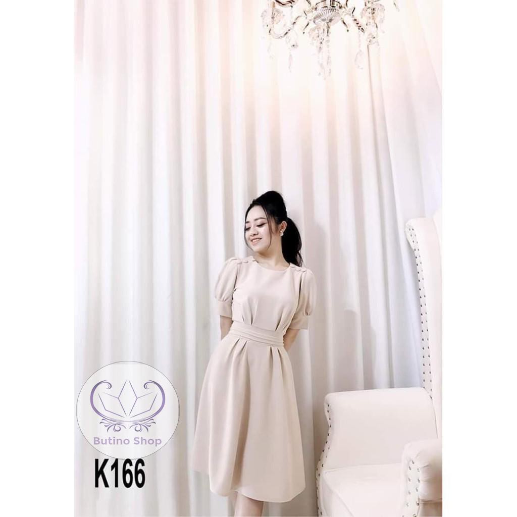 ĐẦM DỰ TIỆC k163 , K166 - Butino Shop (Hàng may thiết kế ,ảnh thật shop tự chụp)