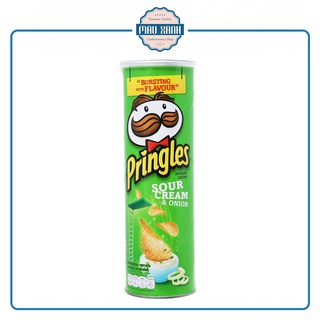 Khoai Tây Chiên Pringles Vị Kem Chua Và Hành (Lon 110g)