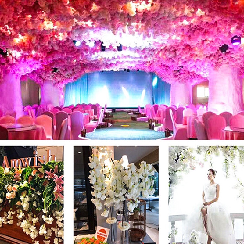 Hoa anh đào giả bằng lụa trang trí đám cưới 90cm