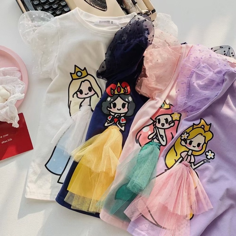 Váy cho bé gái Elsa bộ quần áo đầm váy con gái Frozen Cinderella 3-11 Tuổi