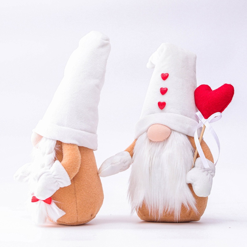 Búp Bê Yêu Tinh Mũ Gnome Dài Nhồi Bông Trang Trí Giáng Sinh