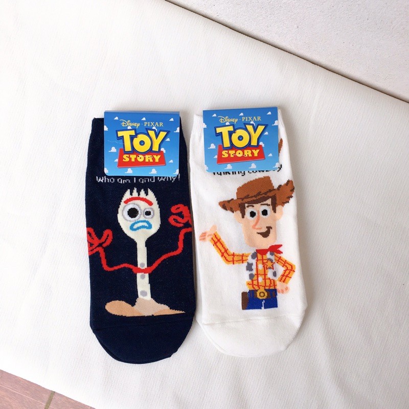 Tất Hàn thấp cổ hình Woody và Forky trong phim Toy Story Hoi Hoi Project