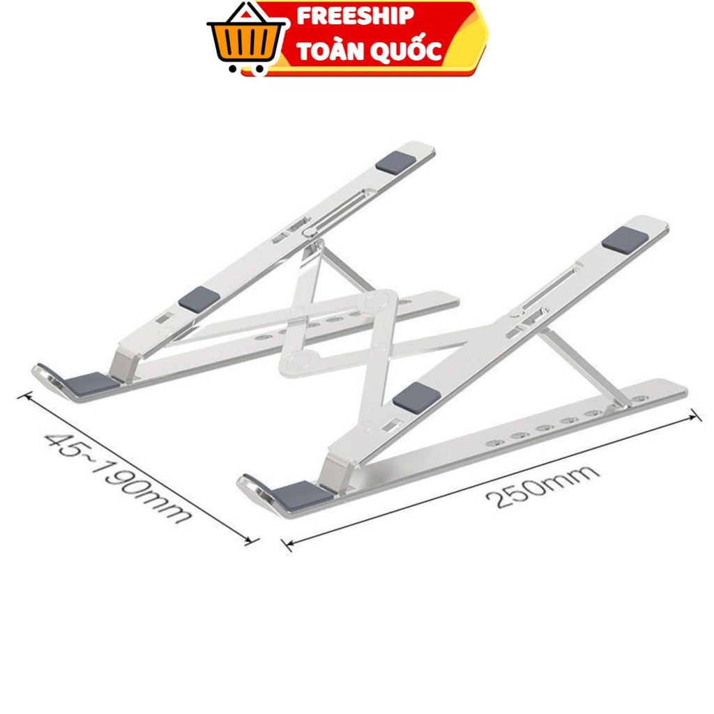 PVN20103 Kệ Laptop, Giá đỡ Laptop bằng hợp kim nhôm tản nhiệt thiết kế chịu lực có thể gập gọn được T2 .