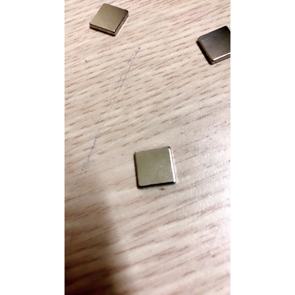 [Xả Kho 10 viên] Nam châm viên 10x10x2mm, loại nam châm trắng đất hiếm lực hút mạnh