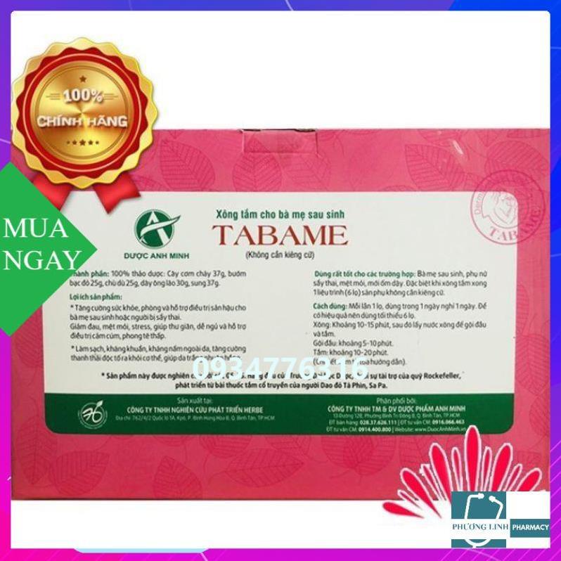 TABAME - XÔNG TẮM CHO BÀ MẸ SAU SINH