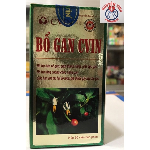 Bổ gan Cvin hộp 60 viên