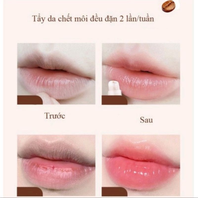 Tẩy da chết môi Heyxi cafe
