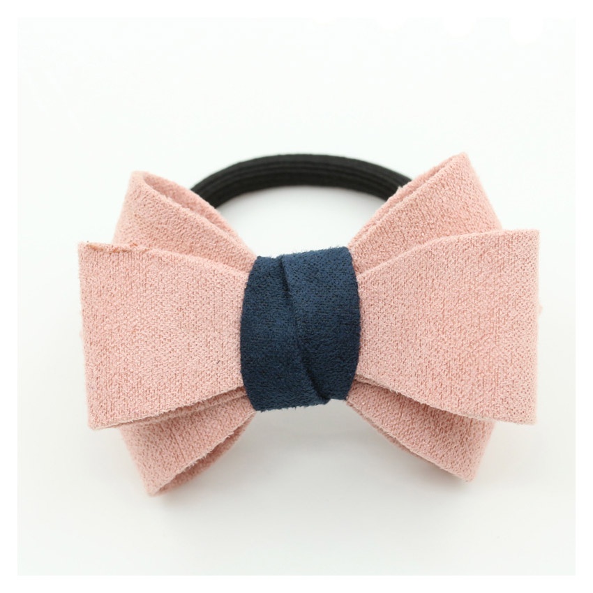 Dây buộc tóc nữ thắt nơ cao cấp - Set 3 dây cột tóc dễ thương, bền đẹp, giao màu ngẫu nhiên - NASI Store