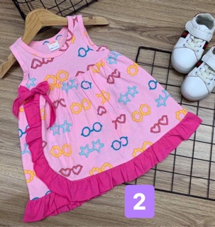 Đầm cotton bé gái size 8-22kg