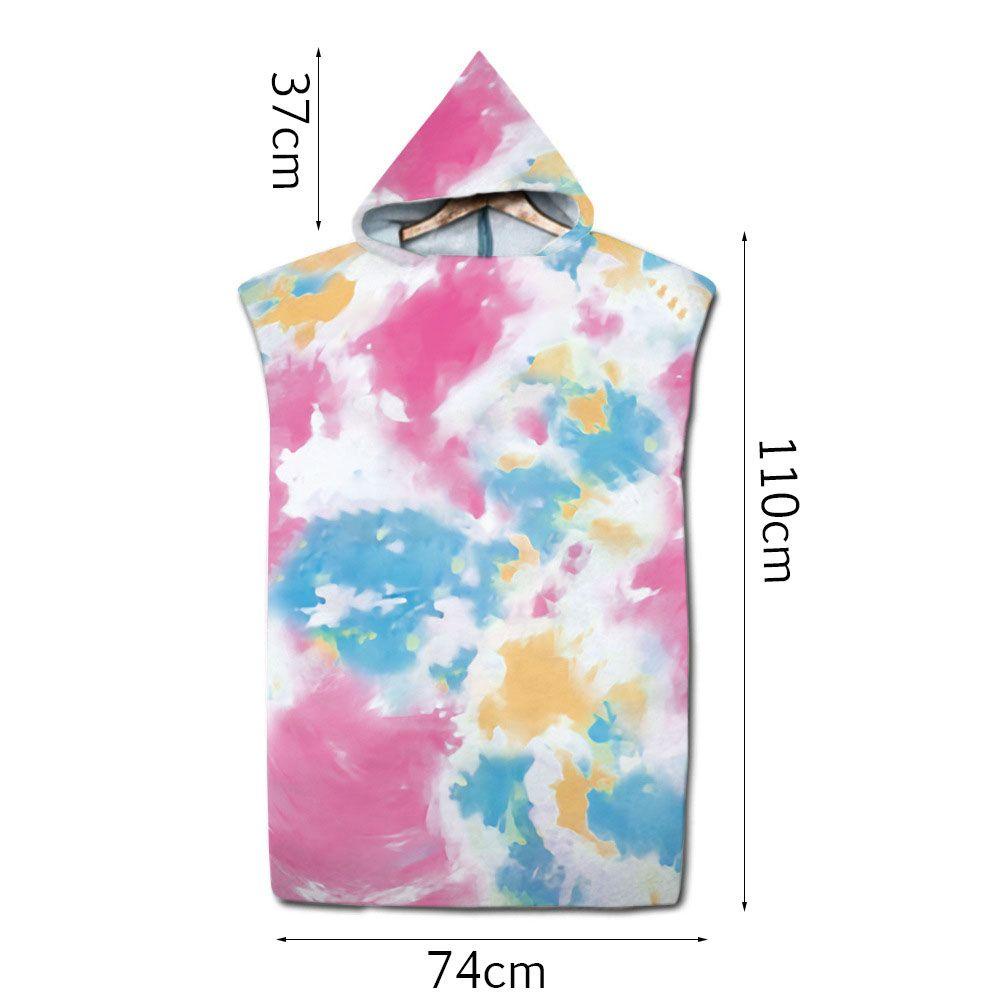 Khăn Tắm Có Mũ Trùm Đầu Giặt Được Tiện Dụng Cho Người Lớn