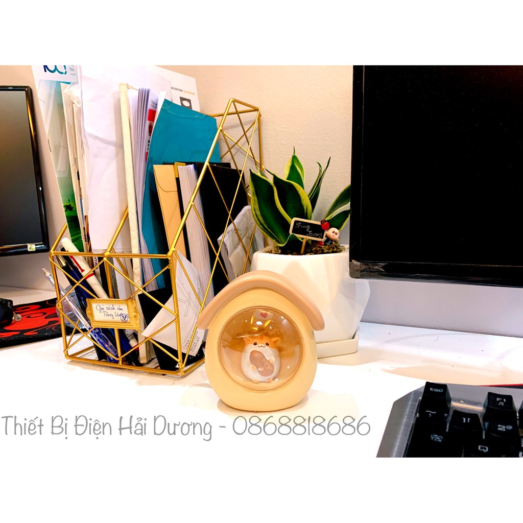 Đèn ngủ trang trí hình chú chuột dễ thương W1049 - quà tặng cho bé - decor trang trí căn phòng