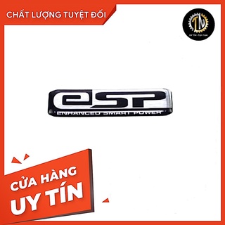 Tem nổi chữ ESP ĐEN chính hãng Honda nhập khẩu