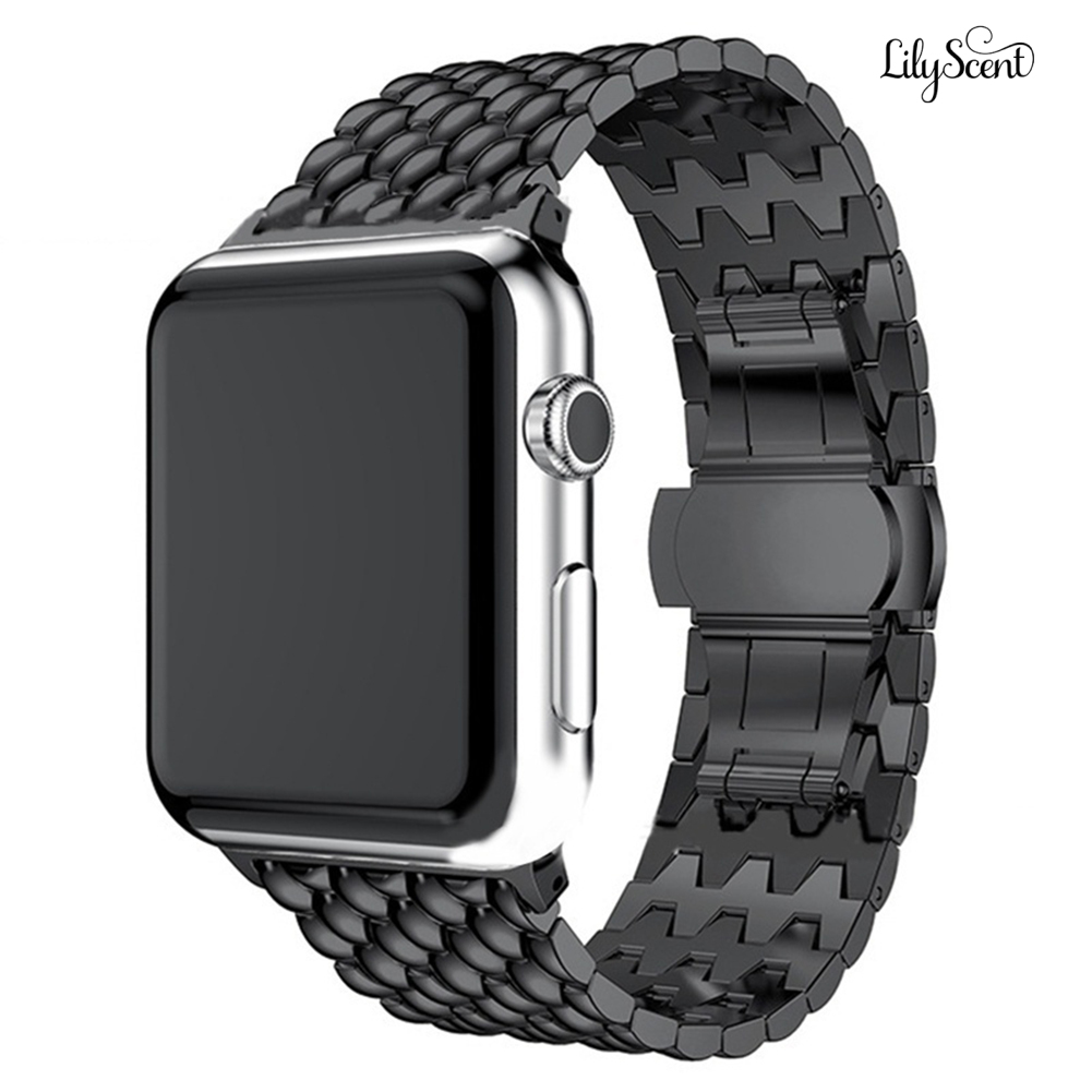 Dây Đeo Thay Thế Bằng Thép Không Gỉ 38 / 42mm Cho Apple Iwatch