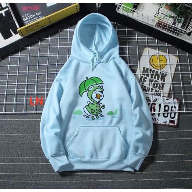 Áo hoodie vịt che ô