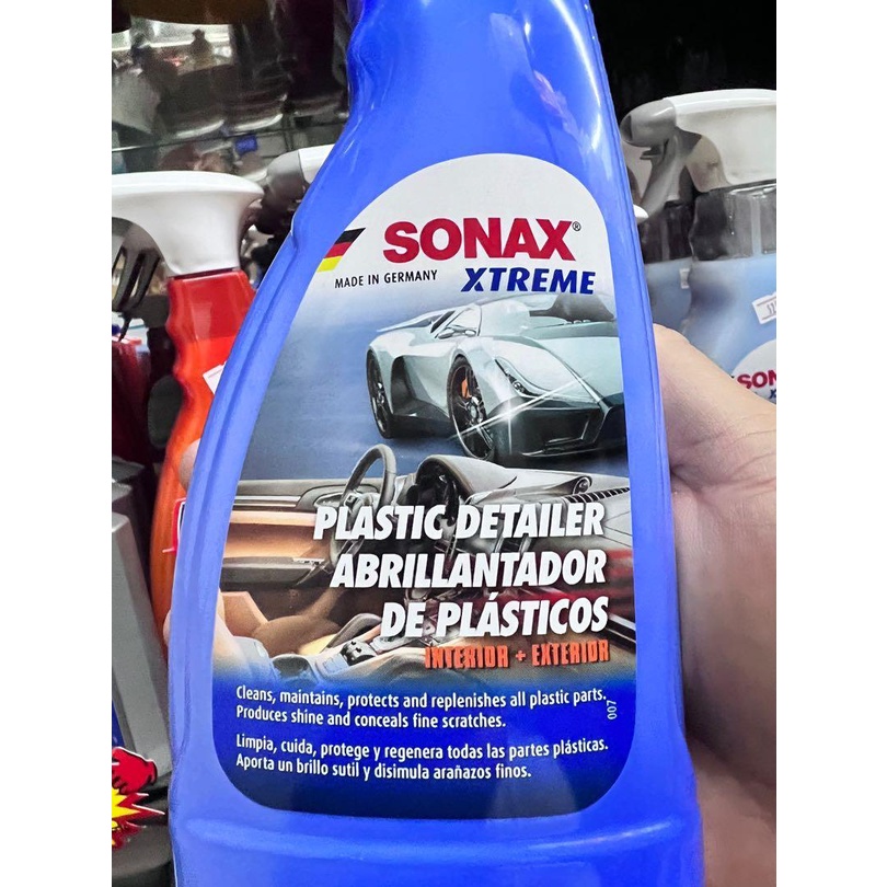 Dưỡng nhựa nội ngoại thất, khoang máy ô tô, phục hồi bảo vệ nhựa Sonax Xtreme Plastic Detailer 500ml