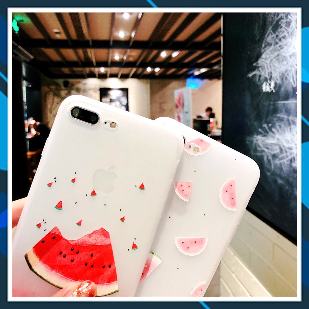 Ốp lưng iphone dưa hấu silicon trơn 5/5s/6/6s/6plus/6s plus/7/8/7plus/8plus/x/xs/xs max/11/11pro max - Awifi Case A2-1 | BigBuy360 - bigbuy360.vn