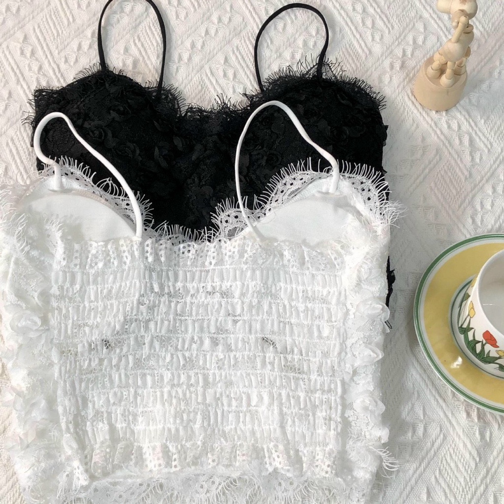 Áo Bra nữ 2 dây ren hoa sexy gợi cảm quyến rũ