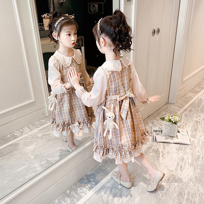 Đầm Công Chúa Lolita Thời Trang Mùa Xuân Thu Phong Cách Phương Tây 2022 Cho Bé Gái