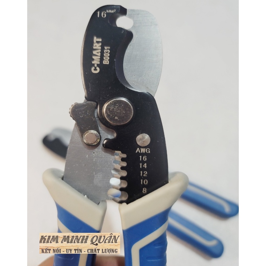 Kìm Cắt Cáp Tuốt Dây Đa Năng B0031 CMART