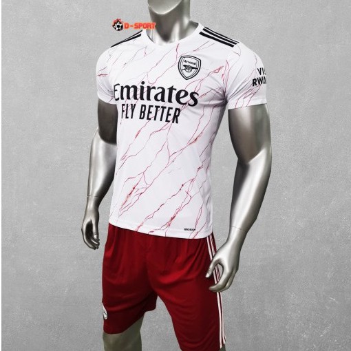 Bộ Quần Áo Bóng Đá Arsenal 20/21-Thun Lạnh VN Cao Cấp-Cam Kết Hình Thật