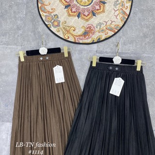 CHÂN VÁY XẾP LY DA LỘN CHẤT ĐEP