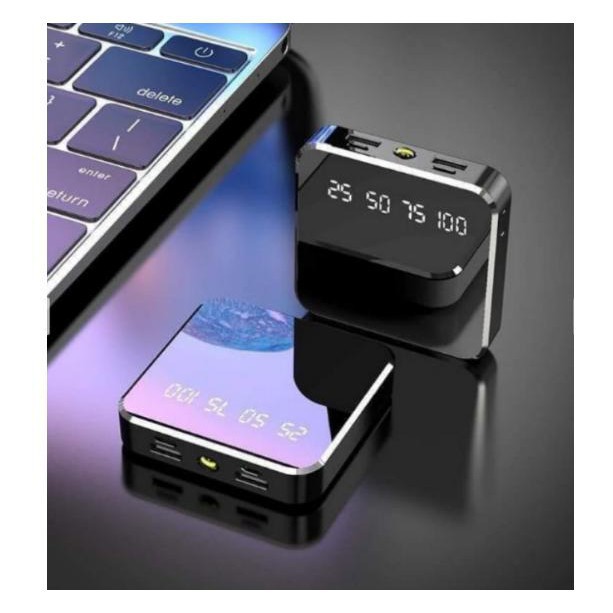 [XẢ KHO+FREE SHIP] Sạc dự phòng siêu mỏng KJ02 20.000mAh 2A họa tiết hoạt hình dễ thươngh