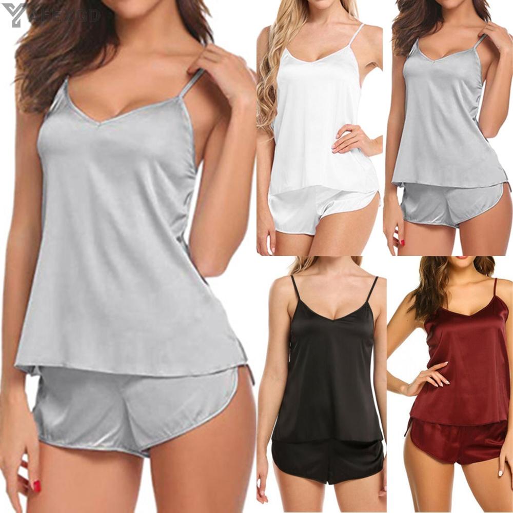Bộ đồ ngủ 2 món không tay thời trang mùa hè cho nữ | BigBuy360 - bigbuy360.vn