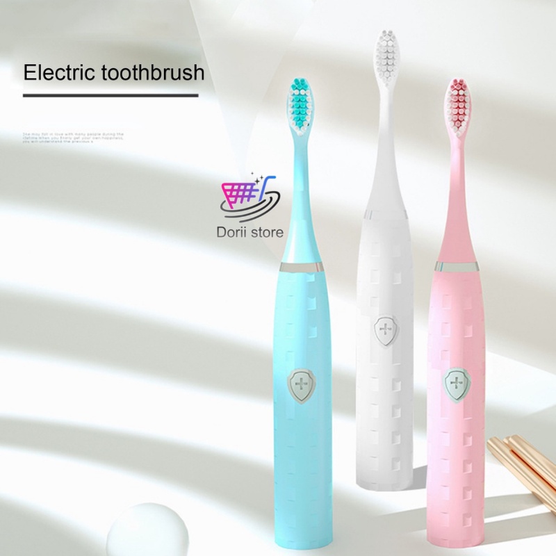 Bàn Chải Đánh Răng Điện Tử Cầm Tay Lông Mềm Chống Thấm Nước IPX7 Tiện Lợi- Dorii Store