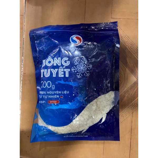 Mồi câu ca Bông tuyết Thính dụ cá- Sapham