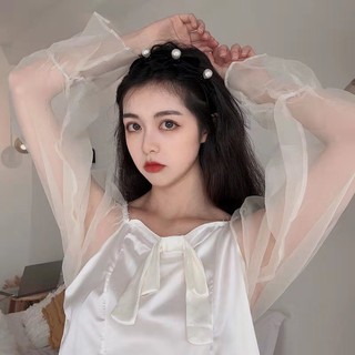 [ CÓ SẴN ] bờm tóc nơ nhung đính ngọc