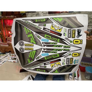 Ten rời xe exciter 150 2021 dán xe đen.