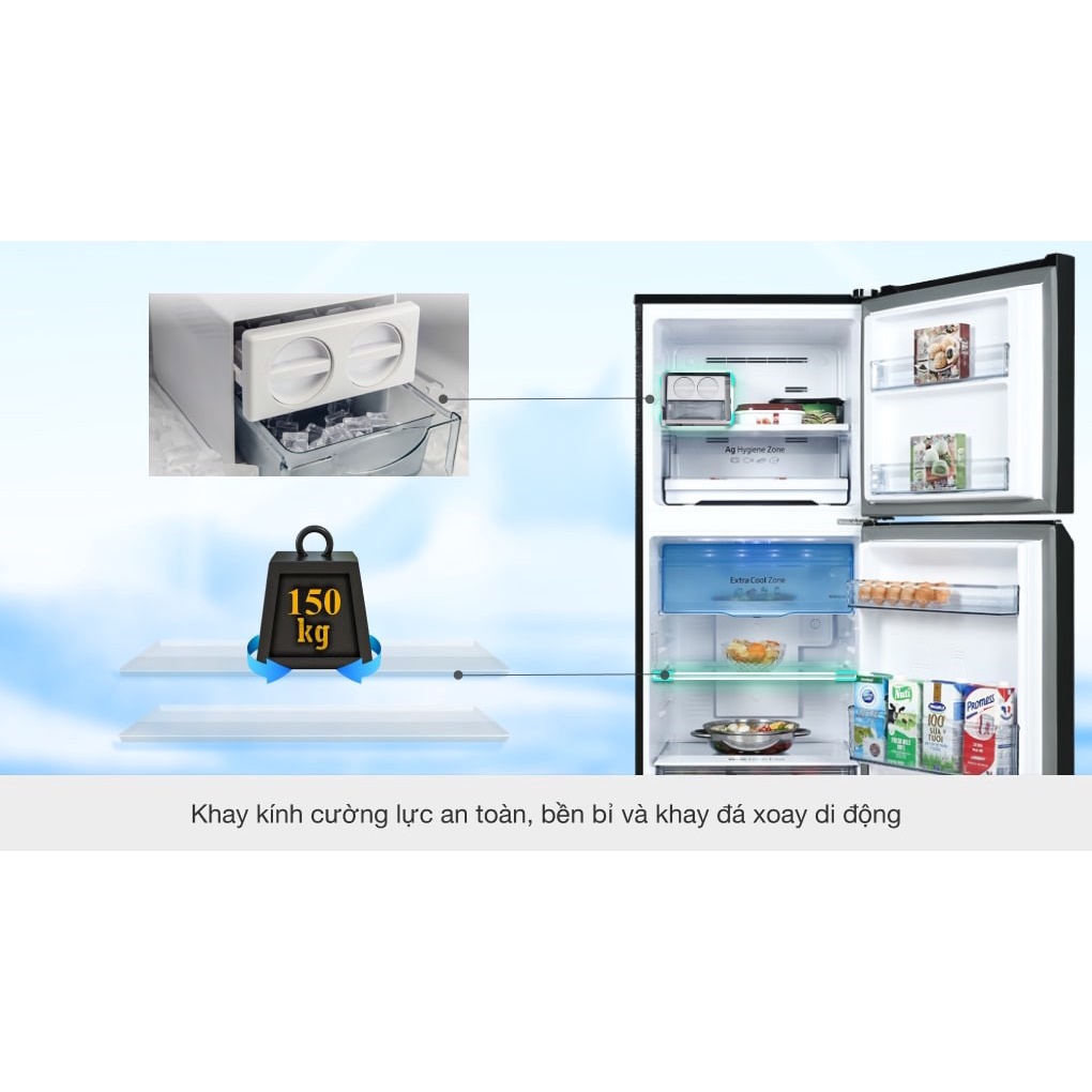 Tủ lạnh Panasonic Inverter 268 lít NR-TV301VGMV 2021 VN - ĐIỆNMÁYTỒNKHO