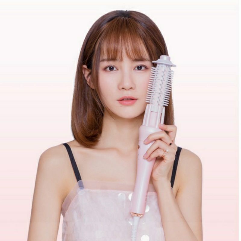 MÁY UỐN XOĂN TỰ ĐỘNG 360 ĐỘ VIVIDO & VOUGA 2IN1 MÀU HỒNG MẪU MỚI