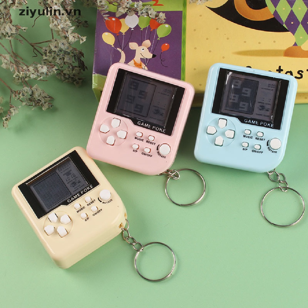 Máy Chơi Game Mini ziyulin Cổ Điển Kèm Móc Khóa