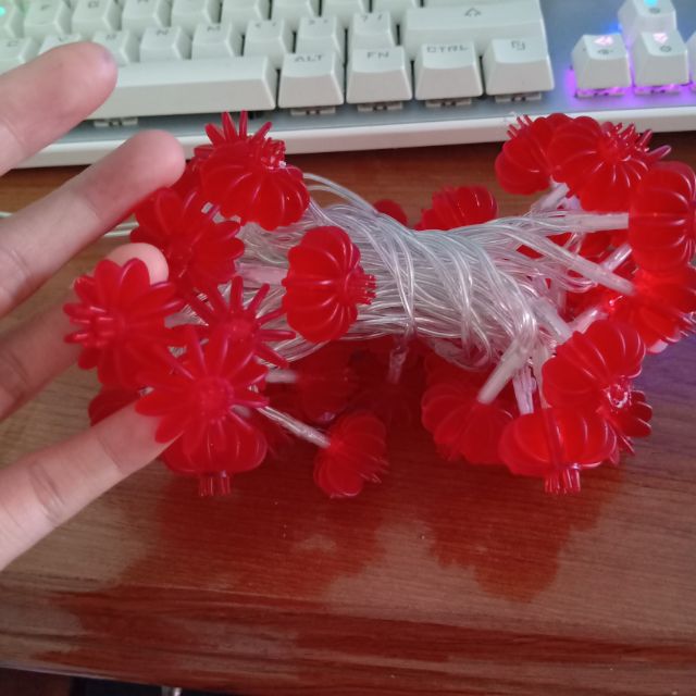 Đèn Nhay Led Trang Trí Đỏ 10 Đèn