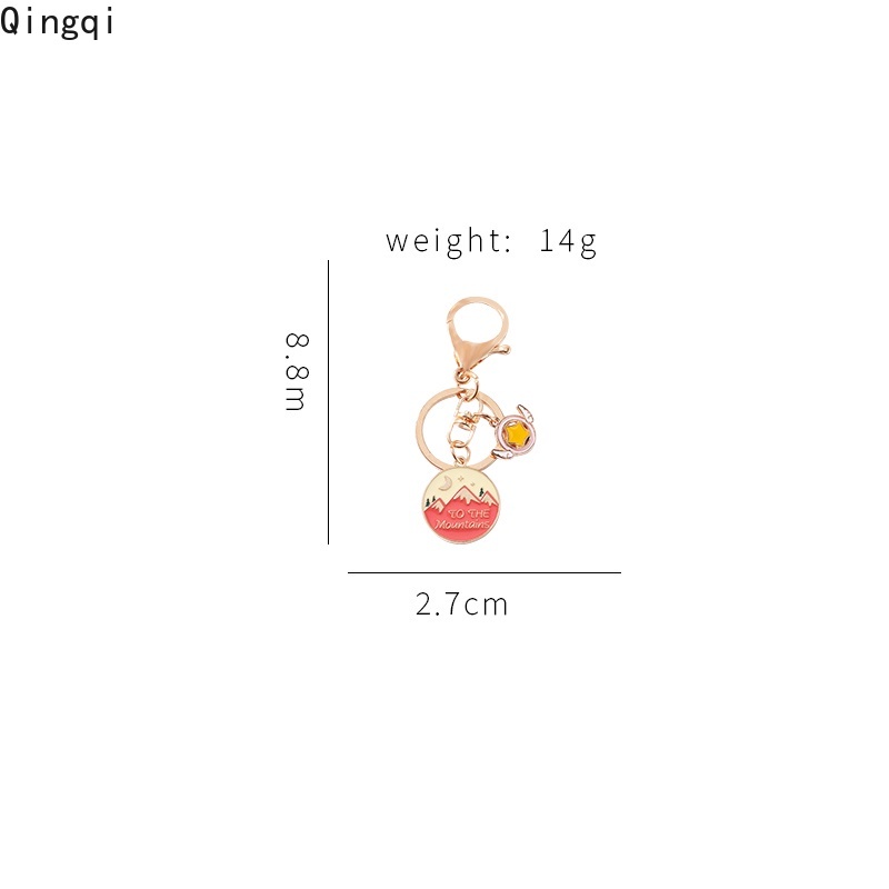 Móc Chìa Khóa Miss Zoe Hình Ngọn Núi Hoạt Hình Đáng Yêu