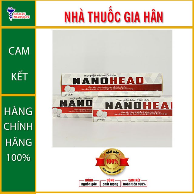 NANO HEAD VIÊN SỦI TIỀN ĐÌNH GIÚP TĂNG CƯỜNG LƯU THÔNG MÁU.