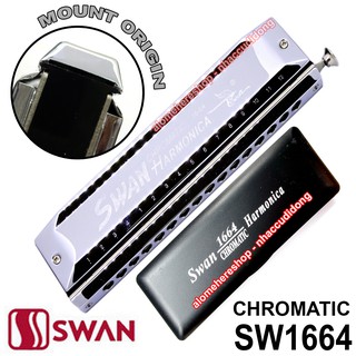 Kèn harmonica chromatic Swan SW1664 16 lỗ Có Clip Thực Tế