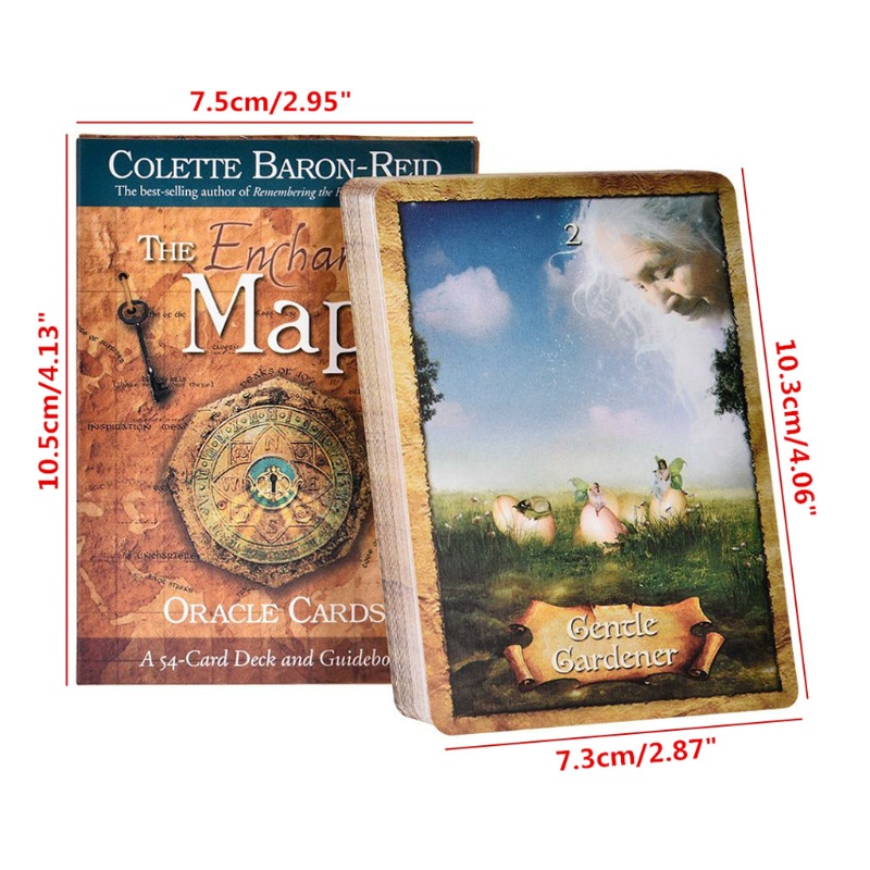 Bộ Bài Tarot Bản Đồ Tiếng Anh Độc Đáo