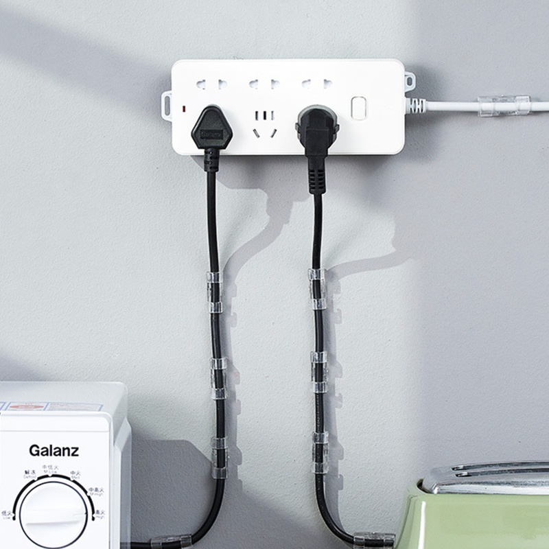 Set 20 Kẹp Giữ Dây Cáp Tự Dính Tiện Lợi