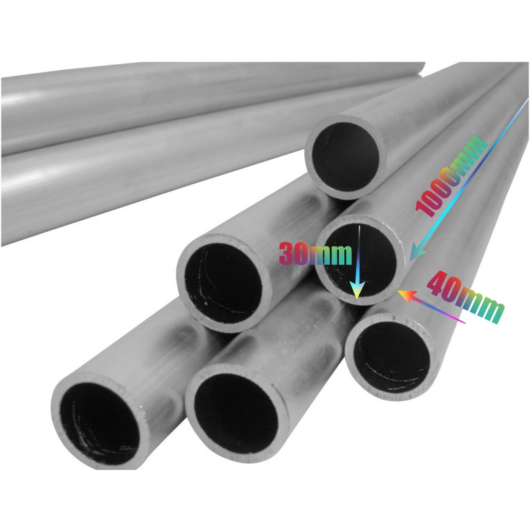 Ống Nhôm 6061 D40mm lỗ 30mm dài 1 Mét