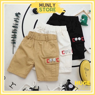 Quần Kaki Bé Trai- Quần Ngố Short Cho Bé Mặc Mùa Hè Loại 1 Size 1-5 tuổi (8-25kg) Ảnh Thật