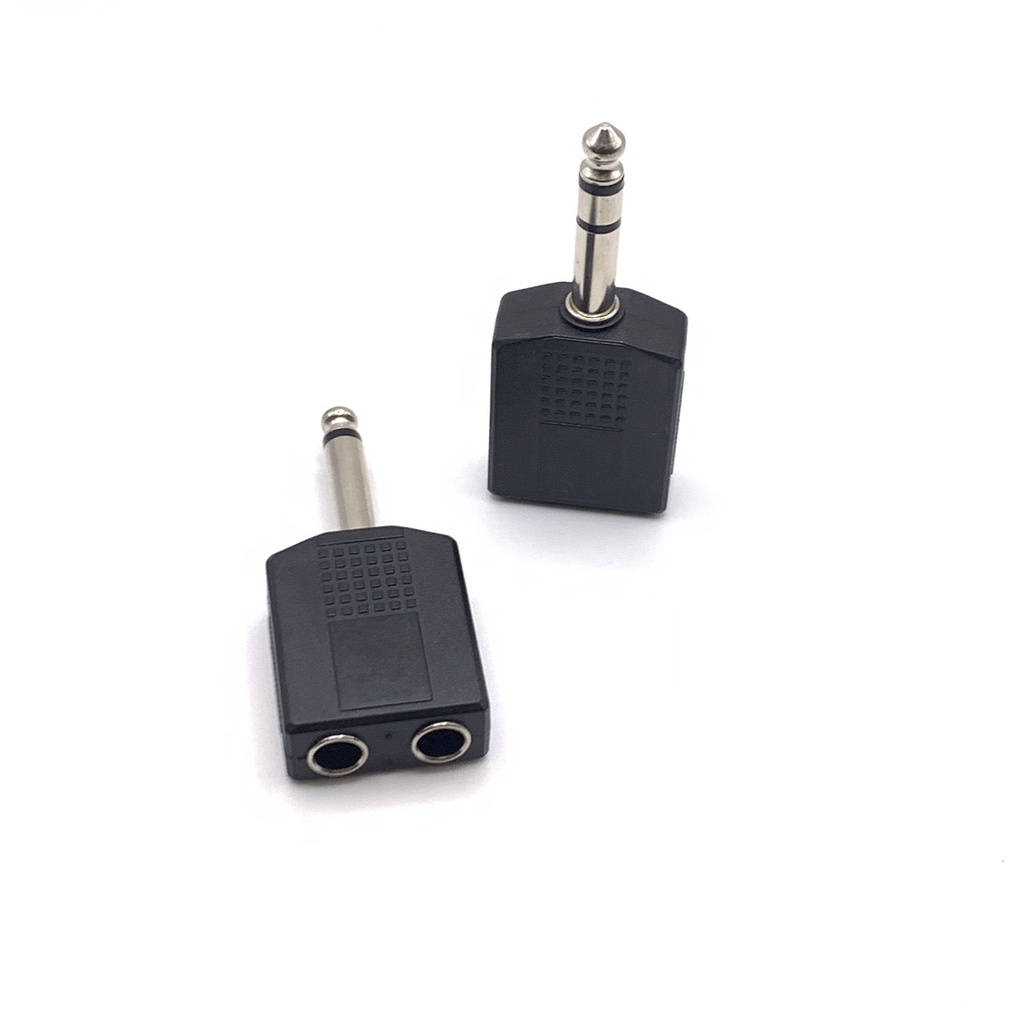 Đầu Chia Jack 6 Ly Mono, Stereo XS-10 Chất Lượng - Jack 6.5 1 Ra 2 Giá Tốt - Jack 6 Ly Ra 2 Đầu Lỗi 1 Đổi 1 Trong 7 Ngày