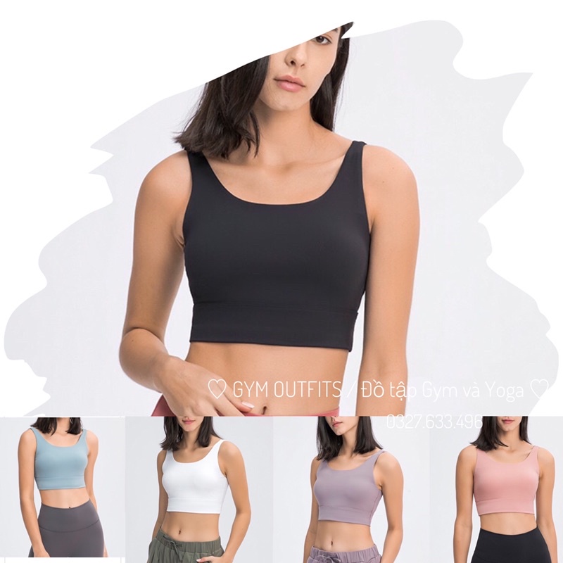 Áo Tập Lululemon Dáng Lưng Chữ U Classic - Áo Lót Thể Thao Tập Gym Yoga Cao Cấp