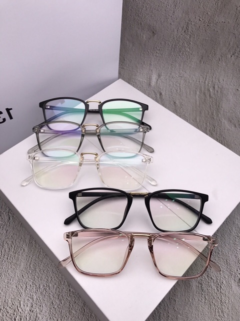 Gọng Kính Cận dẻo Vuông mã 210 full Màu Gongk Vuông siêu dẻo Bunny
